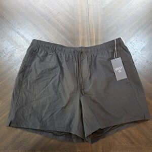 VRST Men's XL 5" Everyday Short Heather Pure Black/Graph Charcoal New Beach Pool